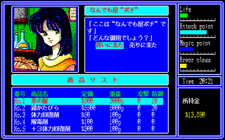 ハイドライド3 S.V.　画面紹介-3