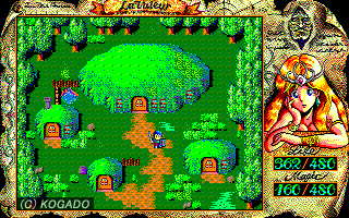 魔晶伝記　ラ・ヴァルー　ゲーム画面1