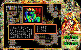 魔晶伝記　ラ・ヴァルー　ゲーム画面5